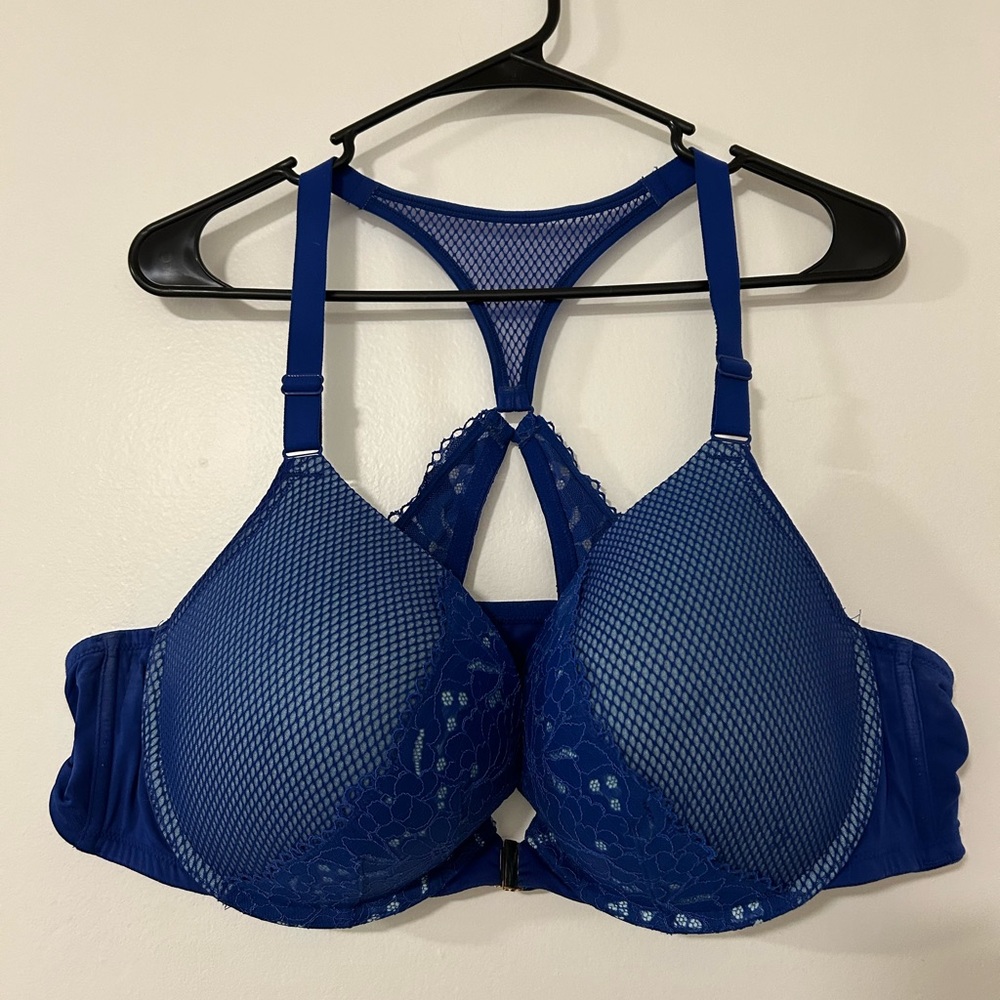 Cacique Front Close Boost Plunge Bra, Size 46C